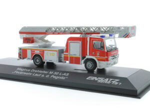 Magirus DLK MB Atego FW Lauf a.d. scala H0