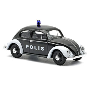 VW Maggiolino Polizia Svedese scala H0 Busch
