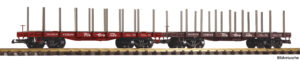 Set 2 Carri a Stanti D&RGW scala G Piko