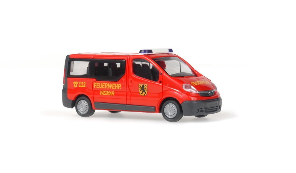 Opel Vivaro Feuerwehr Weimar Scala H0 DS Modellismo Opel Vivaro Feuerwehr Weimar scala H0 Rietze