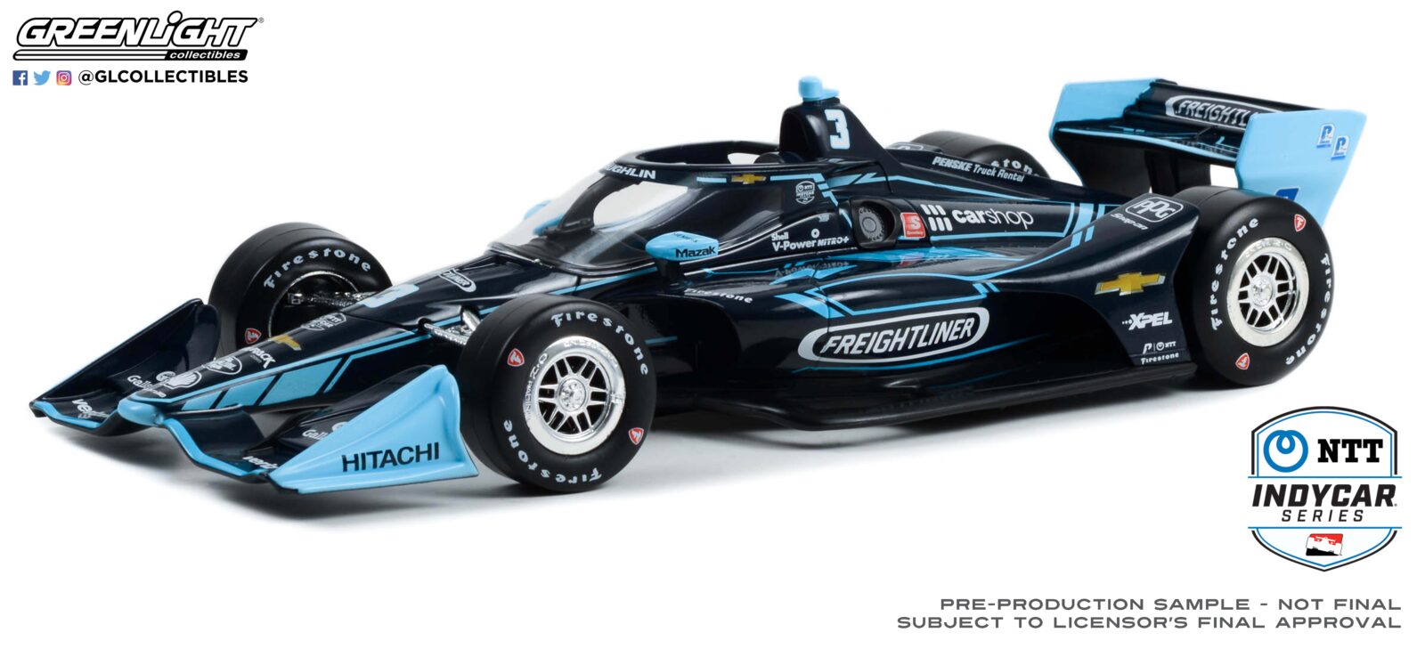 2022 NTT IndyCar Series - #3 Scott McLaughlin / Team Penske DS Modellismo 2022 NTT IndyCar Series #3 Scott scala 1:18