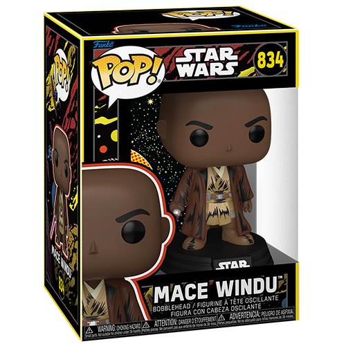 FUNKO POP Star Wars Mace Windu (Retro) 834 DS Modellismo FUNKO POP Star Wars Mace Windu (Retro) 834
