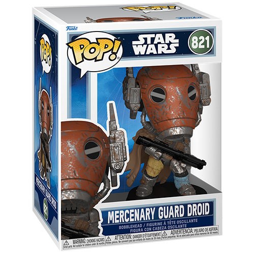 FUNKO POP Star Wars Mercenary Guard Droid 821 DS Modellismo FUNKO POP Star Wars Mercenary Guard Droid 821