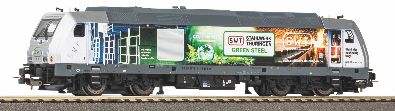Locomotiva Diesel TRAXX Sahlwerk Thüringen Epoca VI - Versione C.A. Scala H0 DS Modellismo Locomotiva Diesel TRAXX Sahlwerk scala H0