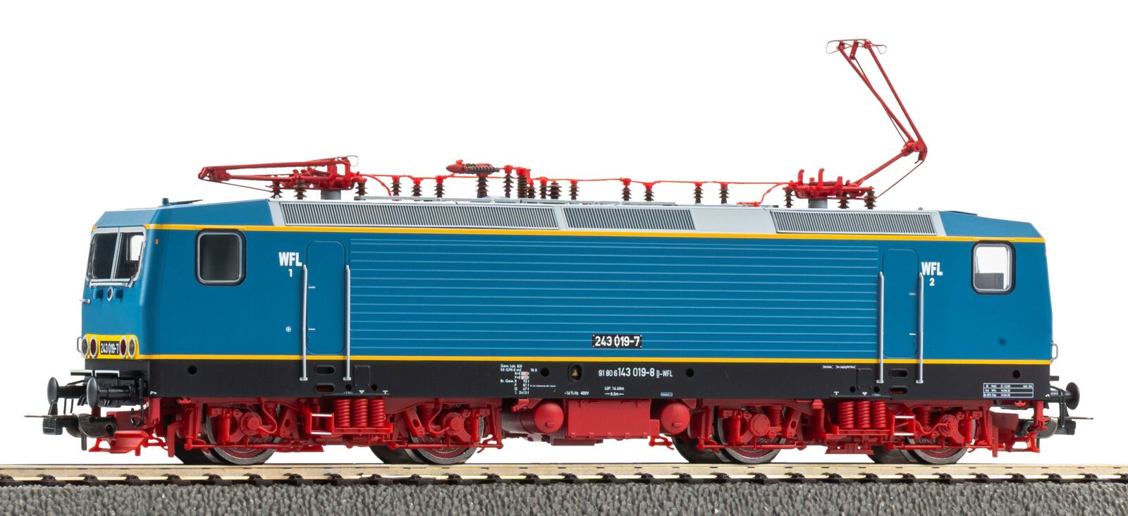 Locomotiva Elettrica 243 019 WFL Epoca VI - S-Bahn Leipzig Scala H0 DS Modellismo Locomotiva Elettrica 243 019 WFL scala H0