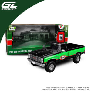 1986 GMC High Sierra K1500 Texaco scala 1:18