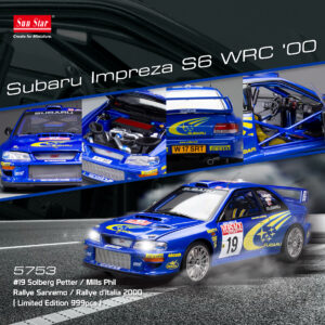 Subaru Impreza S6 WRC '00 #19 scala 1:18