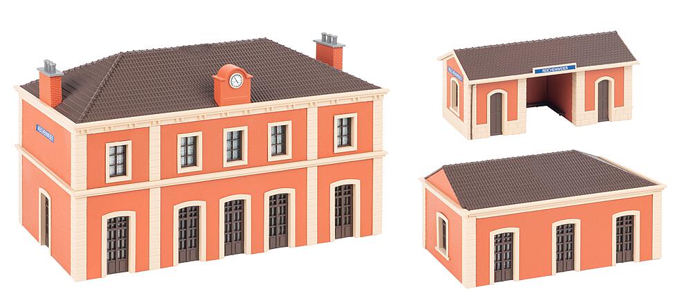 Set Stazione Ferroviaria di Reichenweier Scala H0 DS Modellismo Set Stazione Ferroviaria scala H0