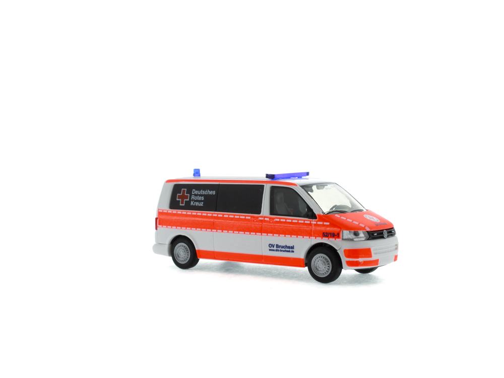 Volkswagen T5 ´10 DRK Bruchsal Scala H0 DS Modellismo Volkswagen T5 ´10 DRK Bruchsal scala H0