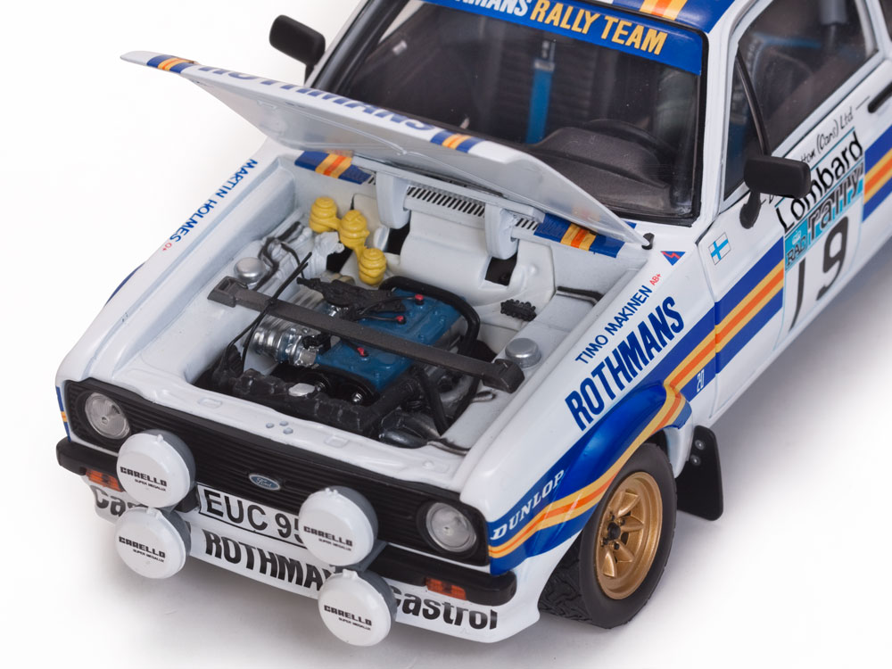 Ford Escort RS1800 - #19 T.Mäkinen/M.Holmes - RAC Rally 1980 DS Modellismo Ford Escort RS1800 #19 scala 1:18