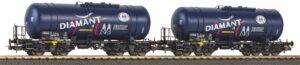 Set 2 Carri Cisterna 406Ra PKP VI scala H0