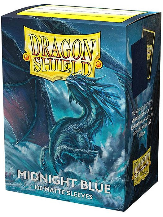 Dragon Shield Bustine Standard Matte Midnight Blue 100pz DS Modellismo Dragon Shield Bustine Standard Matte