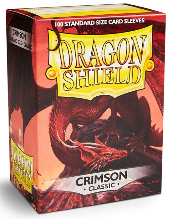 Dragon Shield Bustine Standard Classic Crimson 100pz DS Modellismo Dragon Shield Bustine Standard Classic