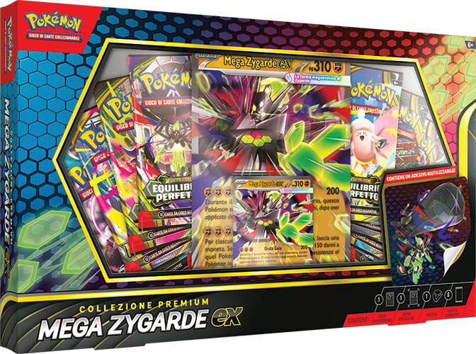 Pokemon Ita Collezione Premium Mega Zygarde EX DS Modellismo Pokemon Ita Collezione Premium Mega Zygarde