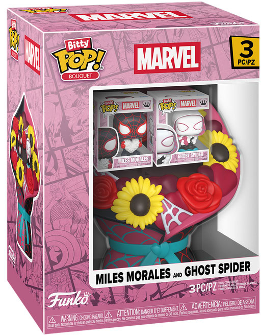 Funko Bitty POP Bouquet Spider-Man Miles Morales and Ghost DS Modellismo Funko Bitty POP Bouquet Spider-Man Miles