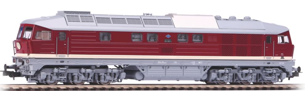 Locomotiva diesel BR 132 DR, Epoca IV, Corrente alternata con decoder digitale Scala H0 DS Modellismo Locomotiva diesel BR 132 DR, Epoca scala H0