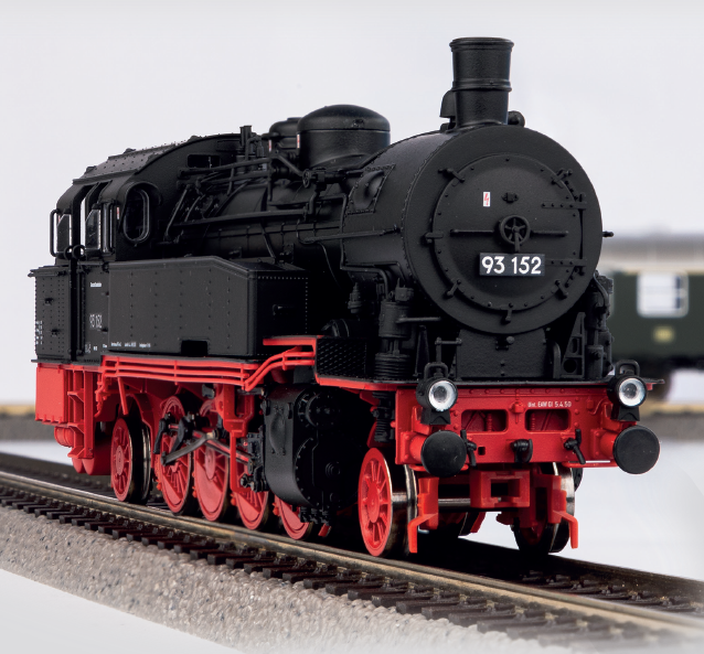 Locomotiva a vapore BR 93.0 DB Epoca III Scala H0 DS Modellismo Locomotiva a vapore BR 93.0 DB scala H0 - vista 2
