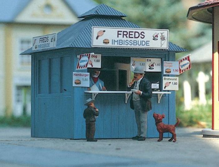 Snack Bar di Fred Scala G DS Modellismo Snack Bar di Fred scala G Piko