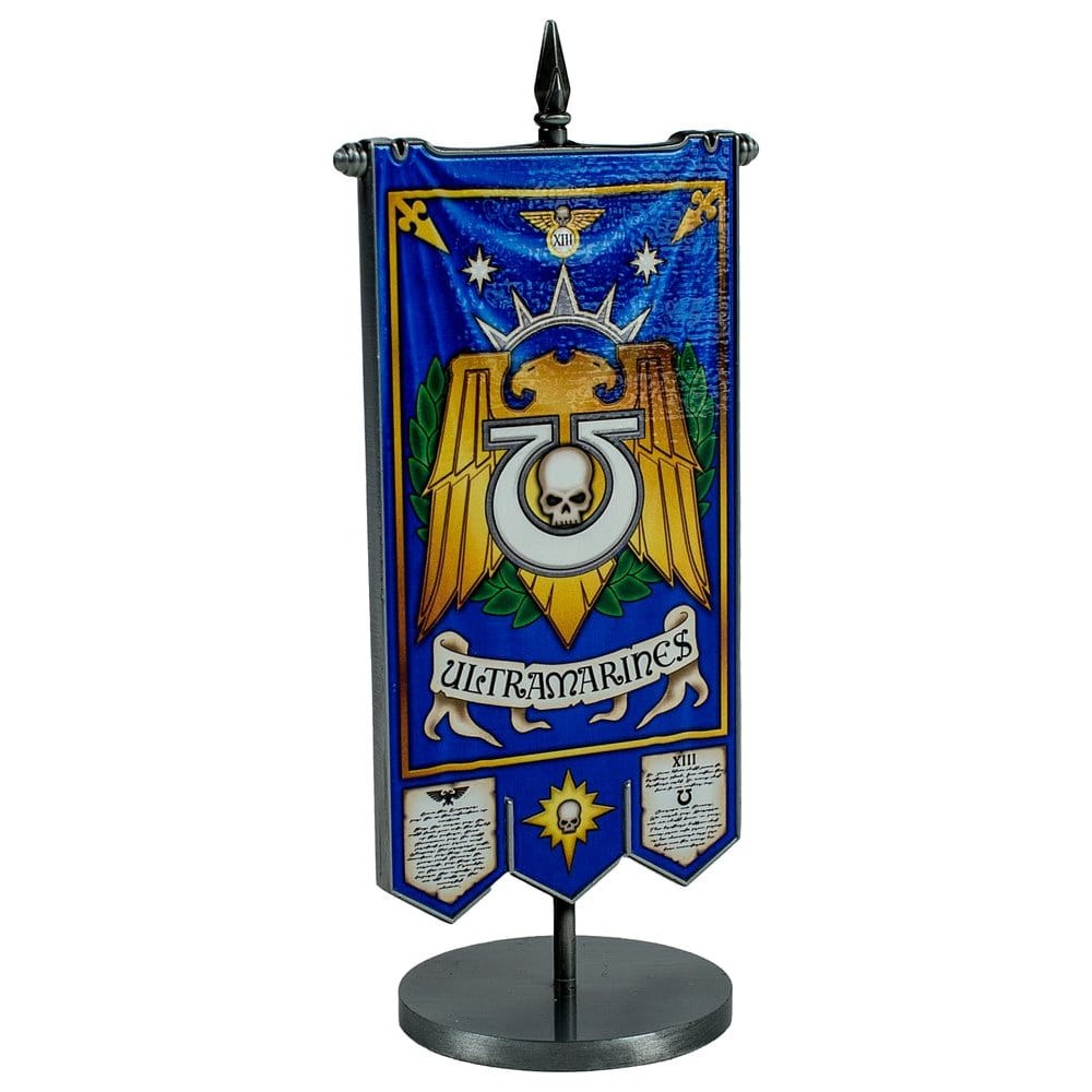 Warhammer 40,000 Desk Banner Ultramarines Chapter DS Modellismo Warhammer 40,000 Desk Banner Ultramarines Chapter