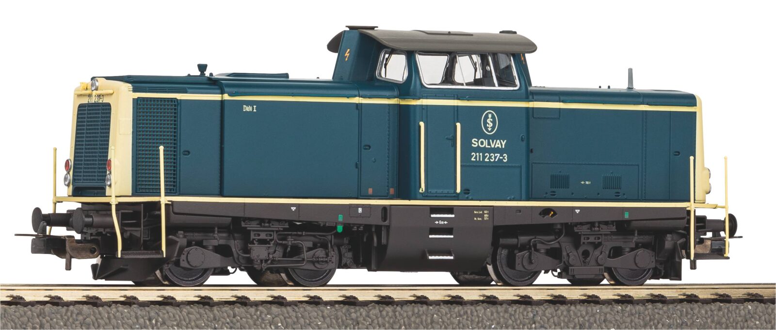 Locomotiva Diesel / Sound BR 211 Solvay Epoca V - Versione C.A. Scala H0 DS Modellismo Locomotiva Diesel / Sound BR 211 scala H0