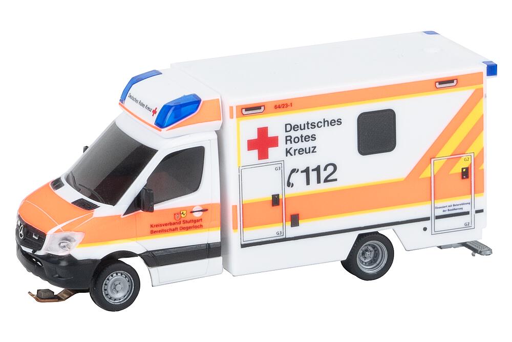 MB Sprinter DRK Ambulanza (HERPA) Scala H0 DS Modellismo MB Sprinter DRK Ambulanza (HERPA) scala H0