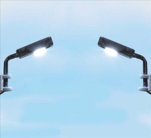 2 Lampade da Parete Angolare Luce scala H0