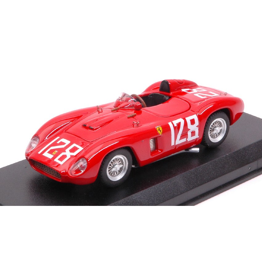 Ferrari 500 TR N.128 Winner Brynfan Tyddyn Road Races 1956 C.Shelby 1:43 DS Modellismo Ferrari 500 TR N.128 Winner Brynfan Tyddyn Road Races 1956 C.Shelby 1:43