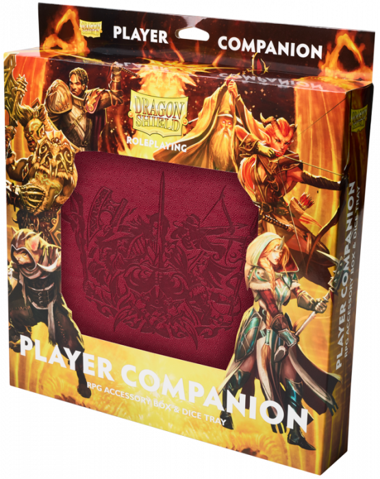 Dragon Shield Game Player Companion - Blood Red (AT-50014) DS Modellismo Dragon Shield Game Player Companion Blood