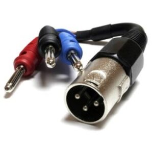 Adattatore Xlr (femmina) - banane (maschio)