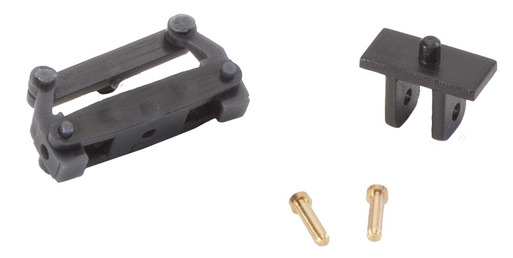 Assale anteriore, assemblato per autovetture sprinter, senza ruote (12 mm) Scala H0 DS Modellismo Assale anteriore, assemblato scala H0