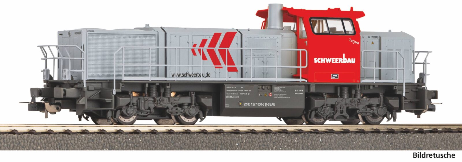 Locomotiva Diesel G 1700 Schweerbau Epoca VI corrente alternata Scala H0 DS Modellismo Locomotiva Diesel G 1700 Schweerbau scala H0