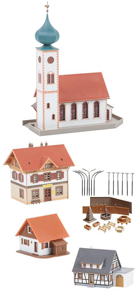 Set villaggio Scala Z DS Modellismo Set villaggio scala Z Faller