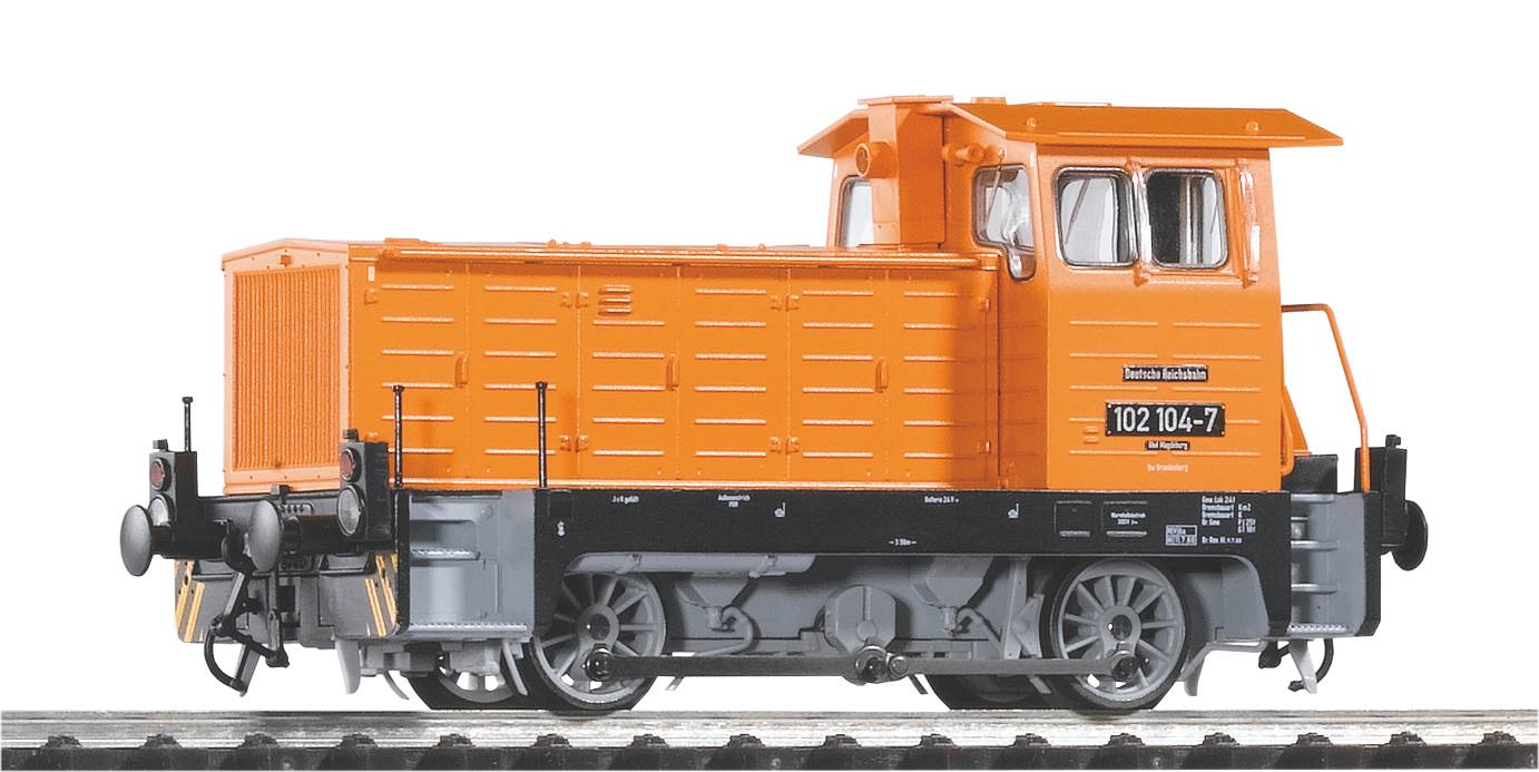 Locomotiva diesel BR 102.1 DR, Epoca IV, Corrente alternata con decoder digitale Scala H0 DS Modellismo Locomotiva diesel BR 102.1 DR, scala H0