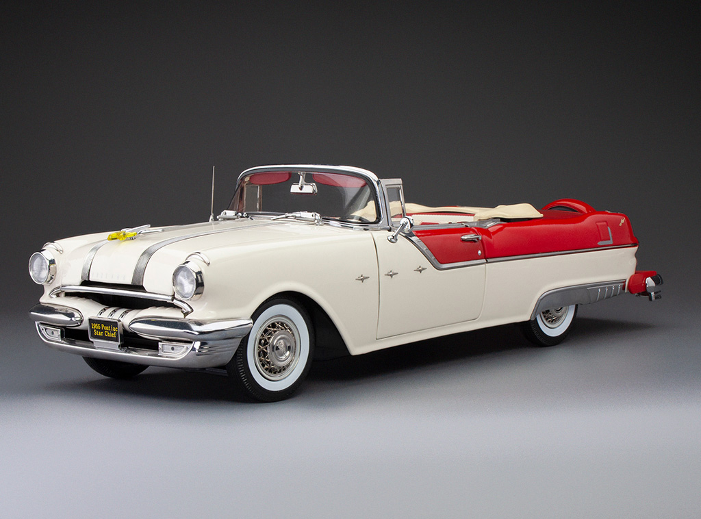 Pontiac Star Chief Decapottabile del 1955 DS Modellismo Pontiac Star Chief Decapottabile scala 1:18
