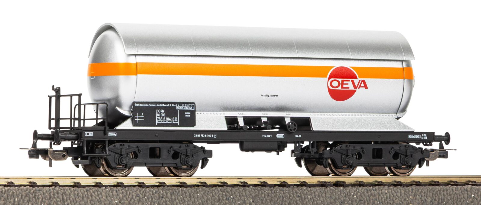 Carro Cisterna "OEVA" ÖBB Epoca III Scala H0 DS Modellismo Carro Cisterna "OEVA" ÖBB Epoca III scala H0