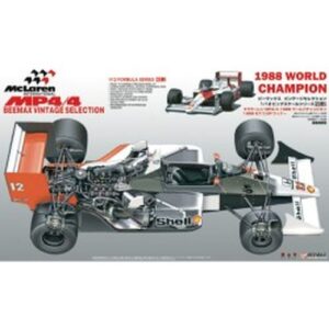 1/12 Mclaren MP4/4 1988 with Rain Tyres