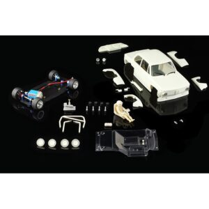 BMW2002ti Full White Kit Body Tpe C "Drm" preassembled with aluminum chassis front Camber system
