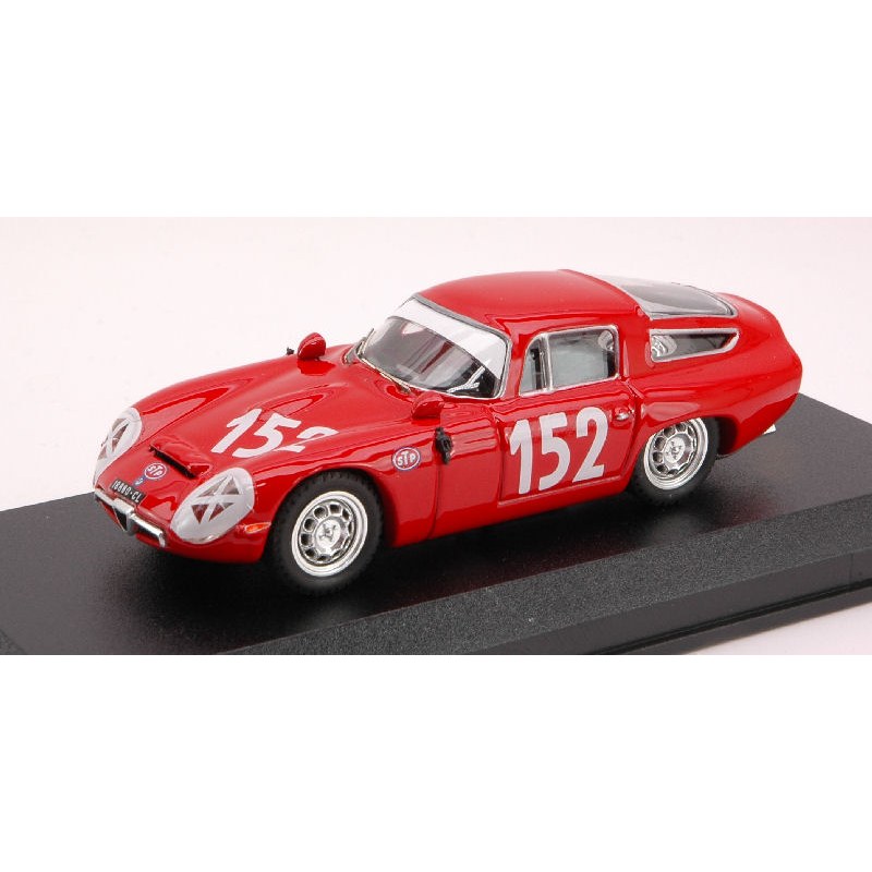 Alfa Romeo TZ 1 N.152 27th Targa Florio 1970 Giugno-Sutera 1:43 DS Modellismo Alfa Romeo TZ 1 N.152 27th Targa Florio 1970 Giugno-Sutera 1:43