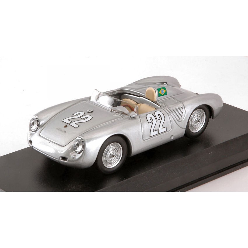 Porsche 550 RS N.22 Winner 10 H Messina 1958 F.Heinz-P.E.Strahle 1:43 DS Modellismo Porsche 550 RS N.22 Winner 10 H Messina 1958 F.Heinz-P.E.Strahle 1:43