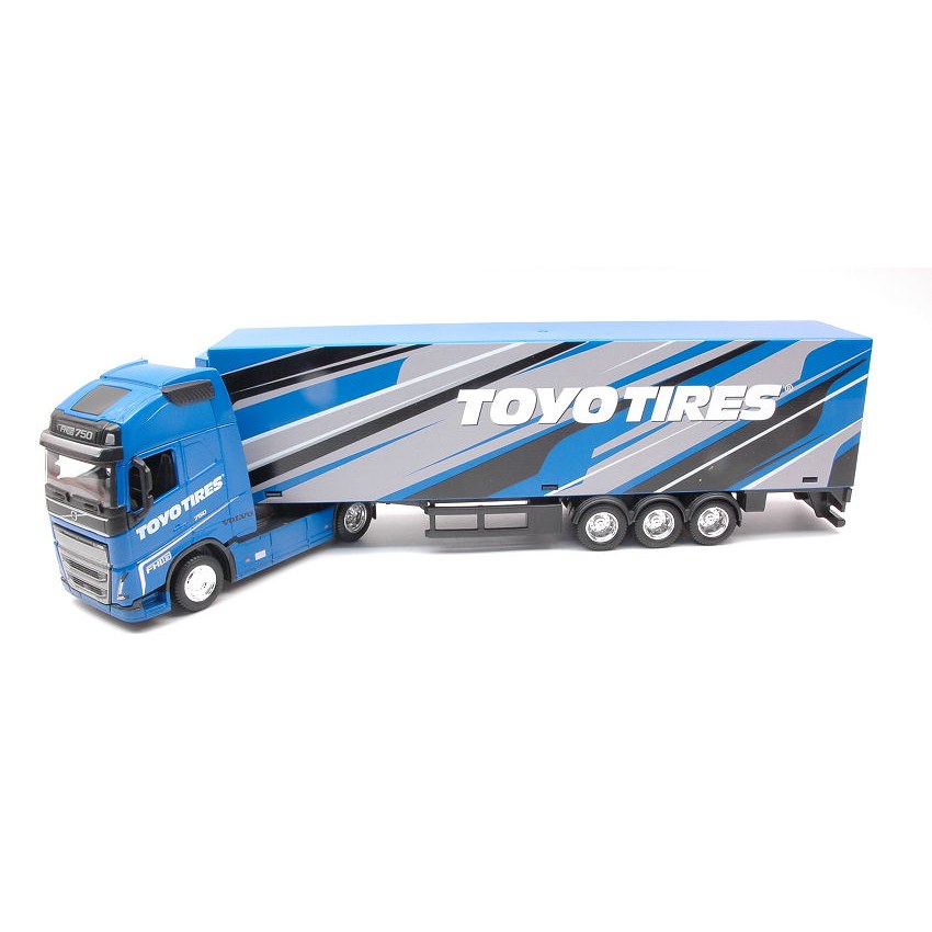 Volvo FH16 Globetrotter 750 XXL "Toyo Tyres" Blue 1:43 DS Modellismo Volvo FH16 Globetrotter 750 XXL "Toyo Tyres" Blue 1:43