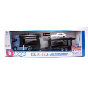 Scania S730 Highline Cab Car Carrier + Porsche Macan 1:43