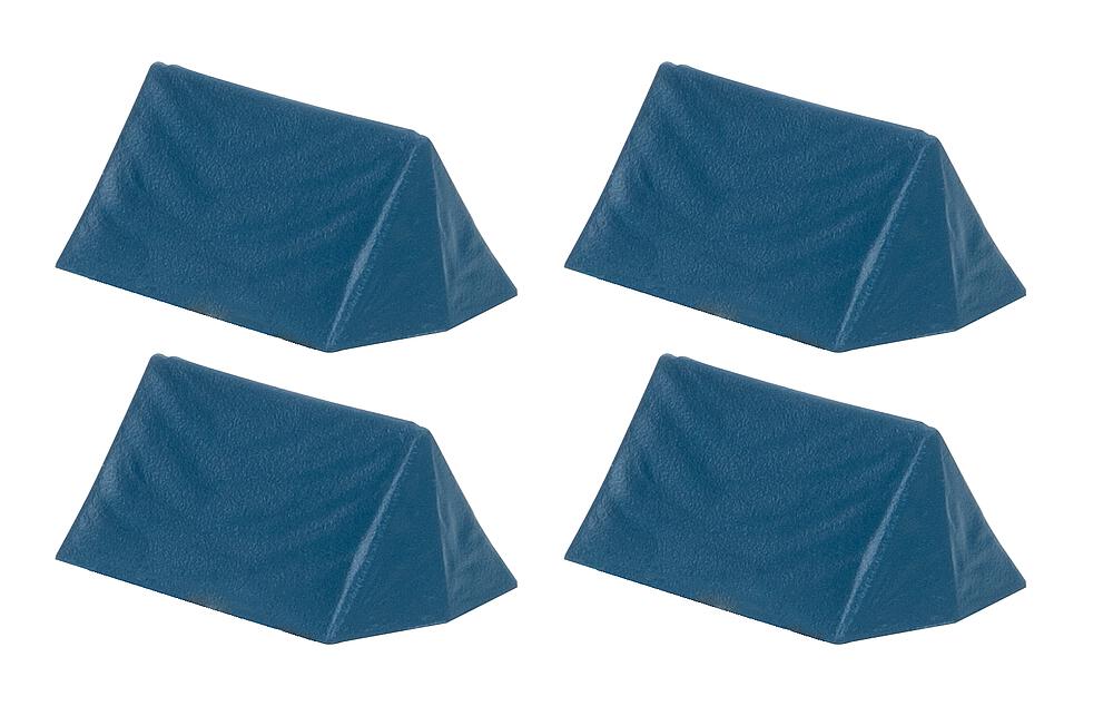 4 tende, blu Scala H0 DS Modellismo 4 tende, blu scala H0 Faller