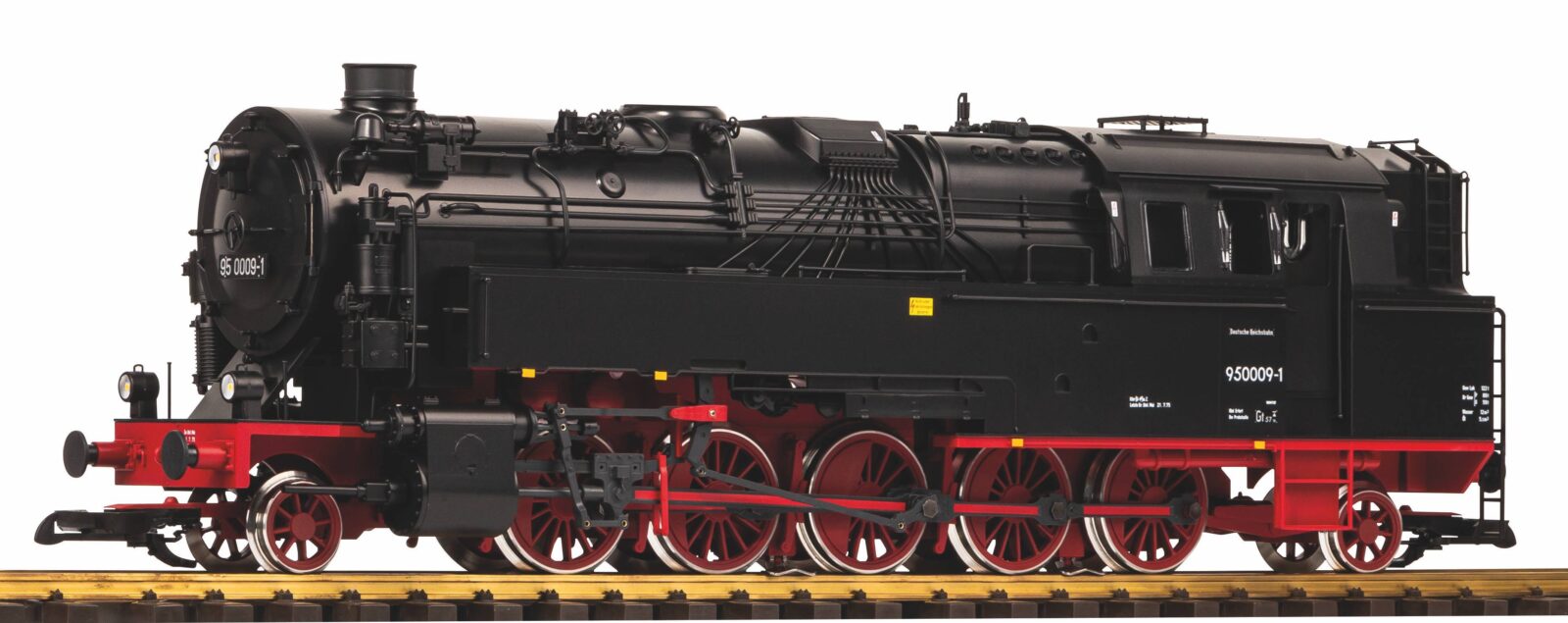 Locomotiva a vapore / Sound BR 95 con nuova caldaia a olio DR Epoca IV Scala G DS Modellismo Locomotiva a vapore / Sound BR 95 scala G