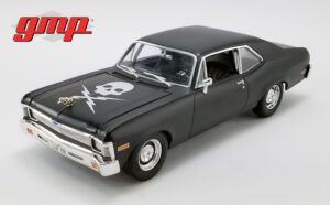 1971 Chevrolet Nova Matte Black scala 1:18