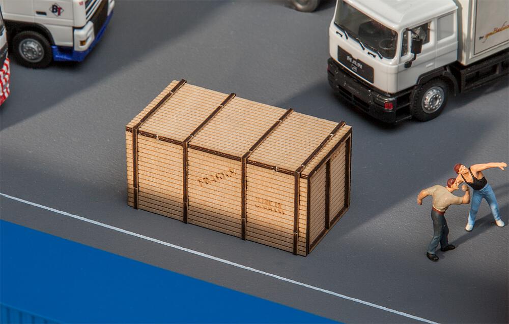 Cassa di legno Scala H0 DS Modellismo Cassa di legno scala H0 Faller