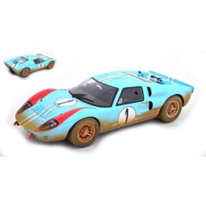 Ford GT40 MK II N.1 24 H Le Mans 1966 Miles-Hulme Dirty Version 1:12