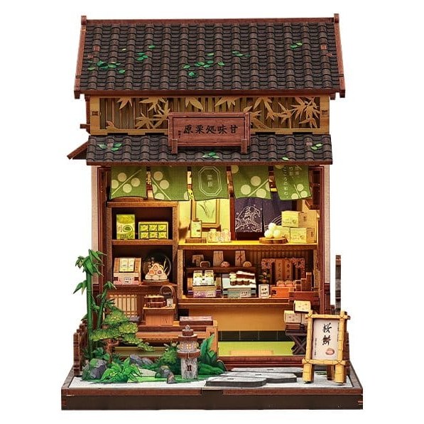 Miniature House Model Kit Kanmi-dokoro Kurihara 19 x 15 cm DS Modellismo Miniature House Model Kit Kanmi-dokoro Kurihara 19 x 15 cm