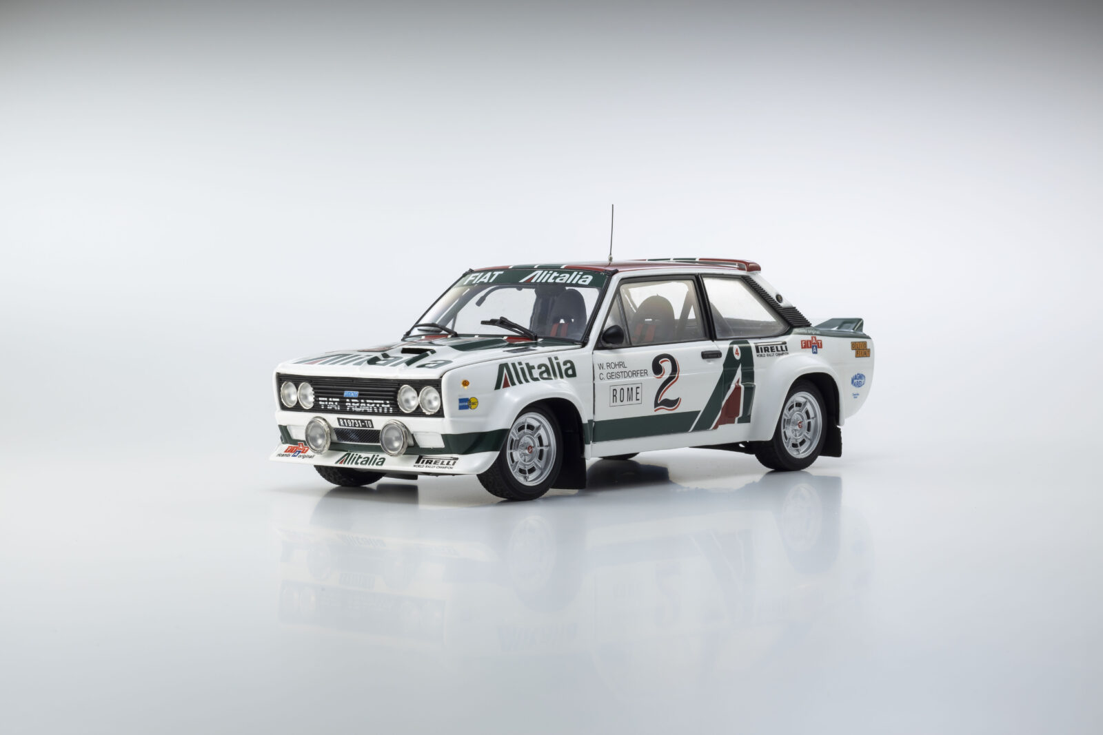 Fiat 131 Abarth 1978 Monte Carlo #2 DS Modellismo Fiat 131 Abarth 1978 Monte Carlo scala 1:18