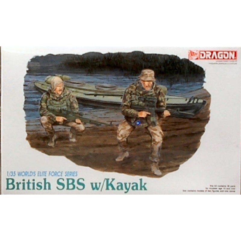 British SBS W/Kayak Kit 1:35 DS Modellismo British SBS W/Kayak Kit 1:35