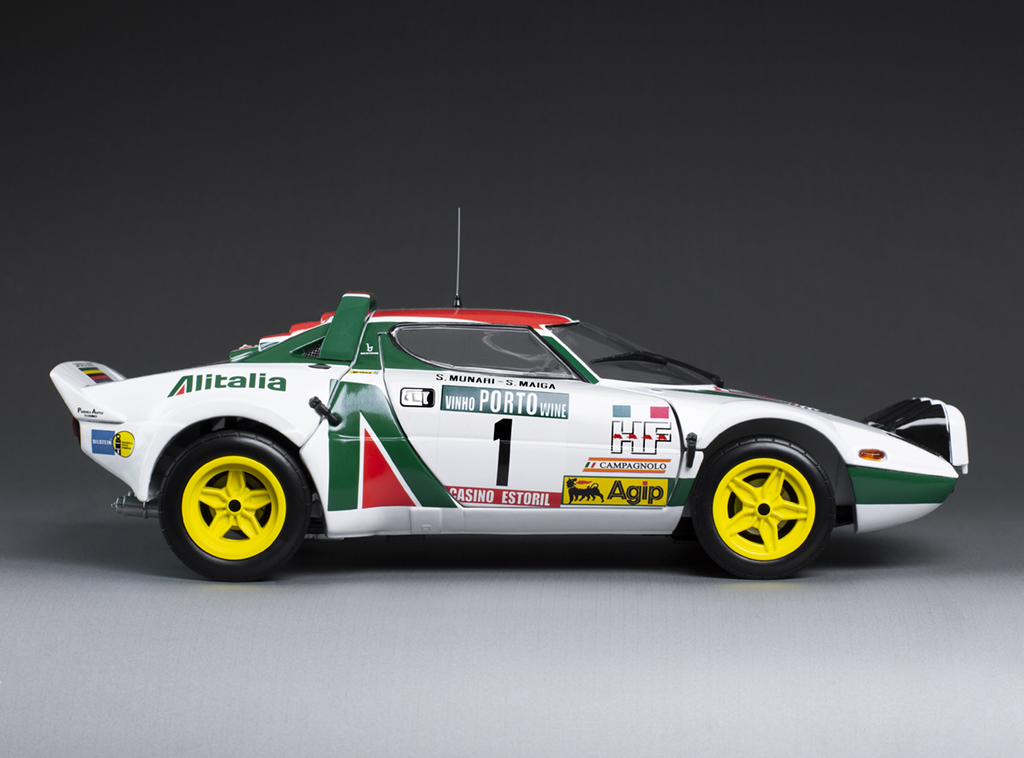 Lancia Stratos HF #1 Rally del Portogallo 1976 DS Modellismo Lancia Stratos HF #1 Rally scala 1:18